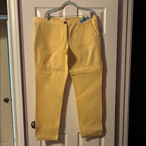 CAbi Vintage #820 Bright Yellow Coast Crop Pants